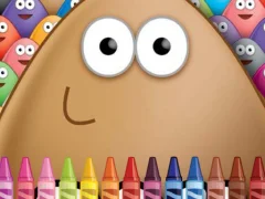 لعبة Pou Coloring على الانترنت