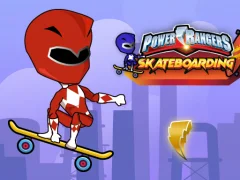 لعبة Power Rangers Skateboading على الانترنت