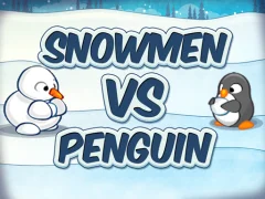 لعبة Snowmen vs Penguin على الانترنت
