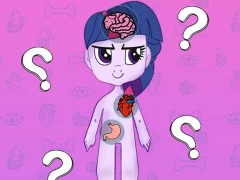 لعبة My Little Pony Learning The Body على الانترنت
