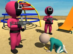 لعبة Squid Game Dalgona Candy على الانترنت