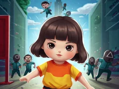 لعبة Squid Game على الانترنت
