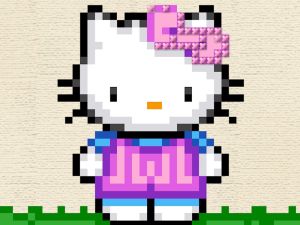 لعبة Hello Kitty Cross Stitch على الانترنت