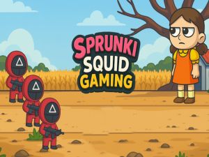 لعبة Sprunki Squid Gaming على الانترنت