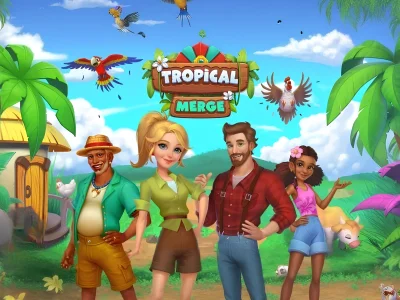 لعبة Tropical Merge على الانترنت