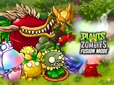 لعبة Plants vs Zombies Fusion Mode على الانترنت