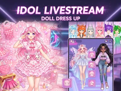 لعبة Idol Livestream: Doll Dress Up على الانترنت