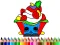 لعبة Back To School: Cake Coloring Book على الانترنت