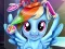 لعبة Rainbow pony real haircuts على الانترنت
