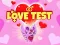 لعبة Love Test على الانترنت