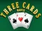 لعبة Three cards monte على الانترنت