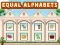 لعبة Equal Alphabets على الانترنت