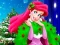 لعبة Ariel The Little Mermaid Christmas Dres Up على الانترنت