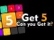 لعبة Get 5 على الانترنت