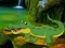 لعبة Crocodile Waterfalls Forest Escape على الانترنت