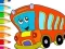لعبة Coloring Book: Bus على الانترنت