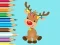 لعبة Coloring Book: Cute Christmas Reindeer على الانترنت