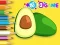 لعبة Coloring Book: Avocado Fruit على الانترنت