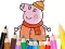 لعبة Coloring Book: Mommy Pig Winter على الانترنت
