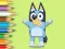 لعبة Coloring Book: Happy Bluey على الانترنت