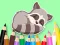 لعبة Coloring Book: Baby Raccoon على الانترنت