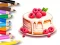 لعبة Coloring Book: Berry Cake على الانترنت