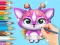 لعبة Coloring Book: Cute Fluvsies على الانترنت