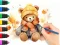 لعبة Coloring Book: Autumn Bear على الانترنت