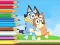 لعبة Coloring Book: Bluey And Bingo Holiday على الانترنت