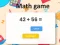 لعبة Math game على الانترنت