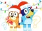 لعبة Kids Quiz: Bluey Christmas Quiz على الانترنت
