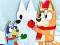 لعبة Jigsaw Puzzle: Bluey Christmas Snowman على الانترنت