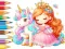 لعبة Coloring Book: Unicorn Secret Whisper على الانترنت