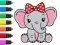 لعبة Coloring Book: Elephant على الانترنت
