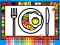 لعبة Color and Decorate Dinner Plate على الانترنت