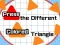 لعبة Press The Different Colored Triangle على الانترنت