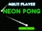 لعبة Neon Pong Multi Player على الانترنت