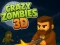 لعبة Crazy Zombies 3D على الانترنت