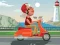 لعبة City Scooter Ride Coloring على الانترنت