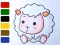 لعبة Baby sheep ColoringBook على الانترنت