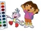 لعبة Dora The Explorer Coloring Book على الانترنت