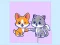 لعبة Cats and Dogs Puzzle على الانترنت