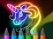 لعبة Learn to Draw Glow Cartoon على الانترنت