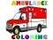 لعبة Ambulance Trucks Coloring Pages على الانترنت