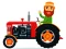 لعبة Cartoon Farm Traktors على الانترنت