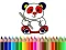 لعبة Back To School: Panda Coloring على الانترنت