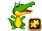 لعبة Aligator Puzzle على الانترنت