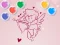 لعبة Bubble Shooter Valentine على الانترنت