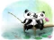 لعبة Pandas Slide على الانترنت