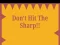 لعبة Don't Hit The Sharp على الانترنت